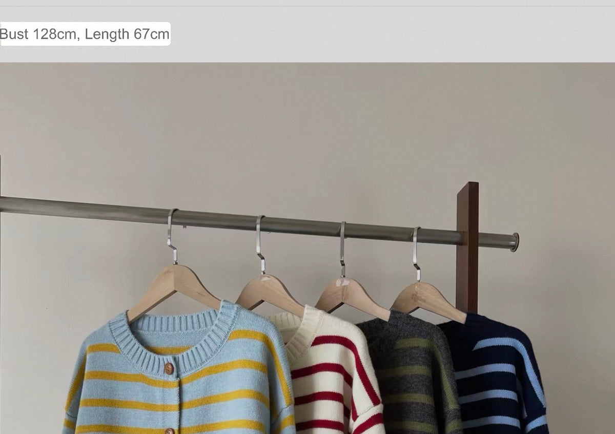 Striped Knit Cardigan