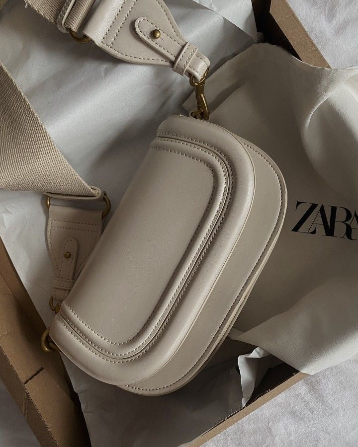 ZARA Crossbody Bag with Wide Strap