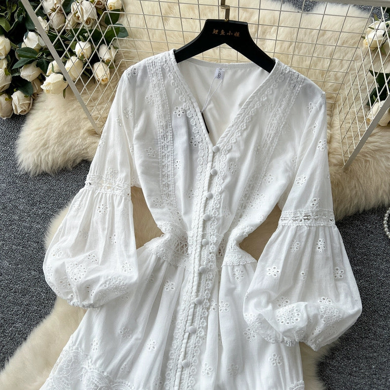 White Cotton Dress π€