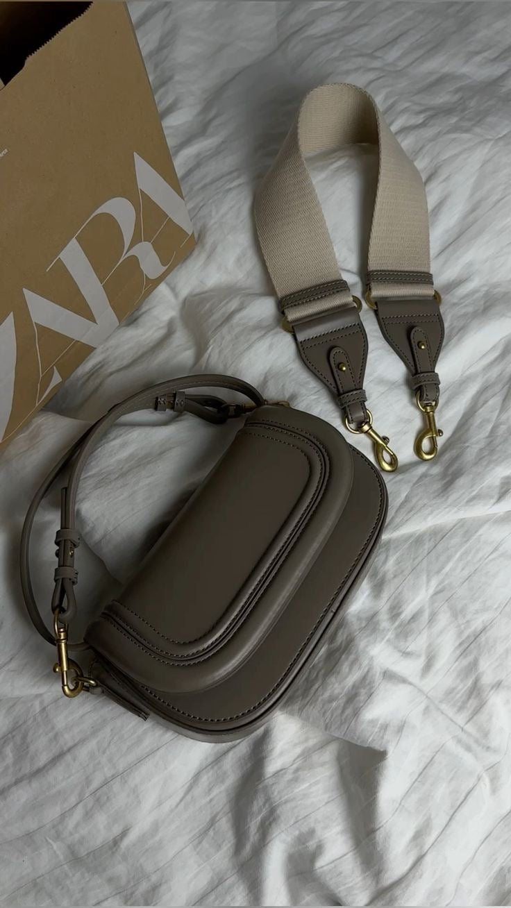 ZARA Crossbody Bag with Wide Strap