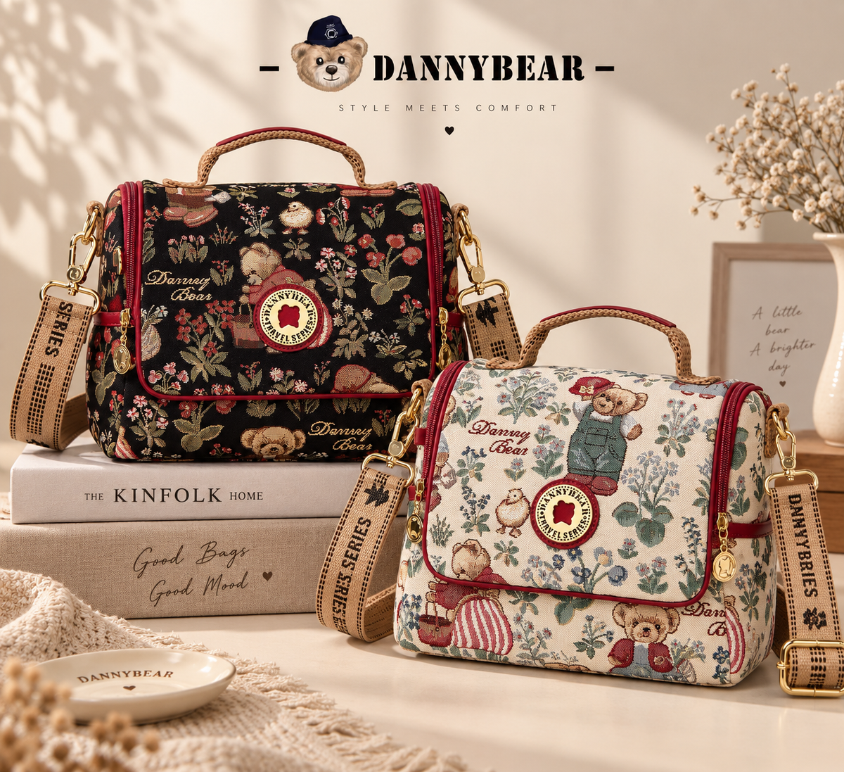 Vintage Teddy Bag