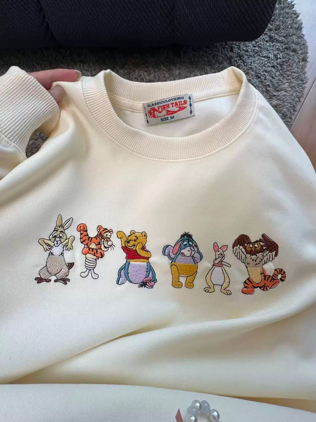 Cream-colored winter hoodie✨