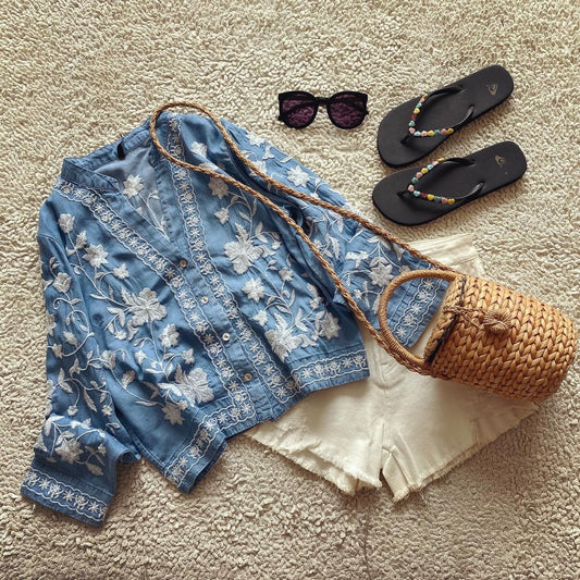 jeans blouse