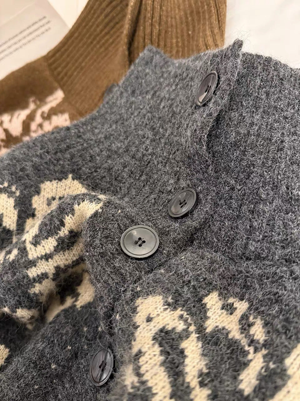 Floral Pattern Cardigan