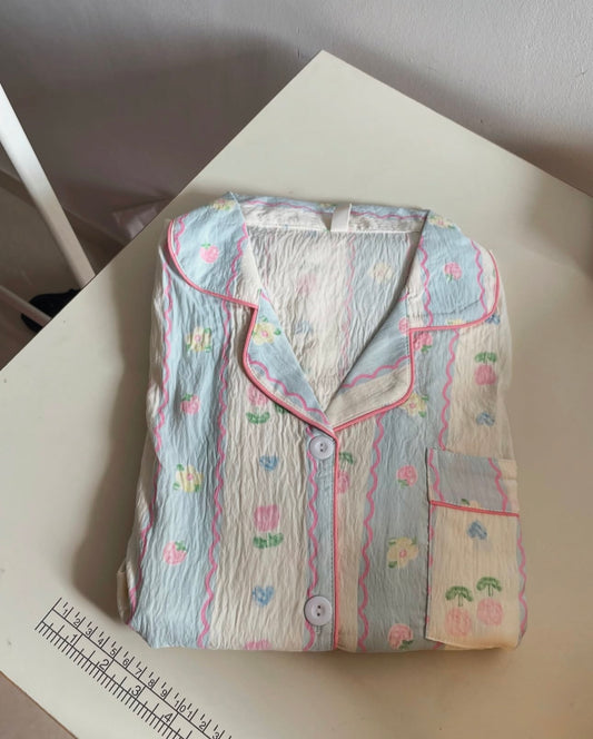 Pastel Striped Pajama🌷