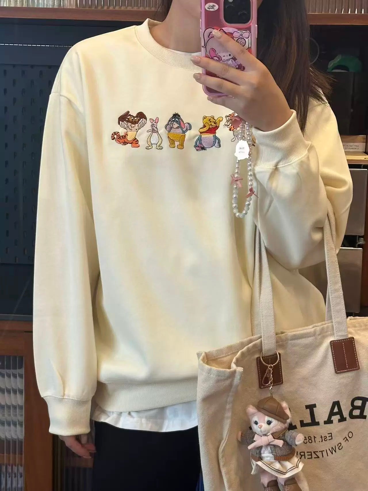 Cream-colored winter hoodie✨