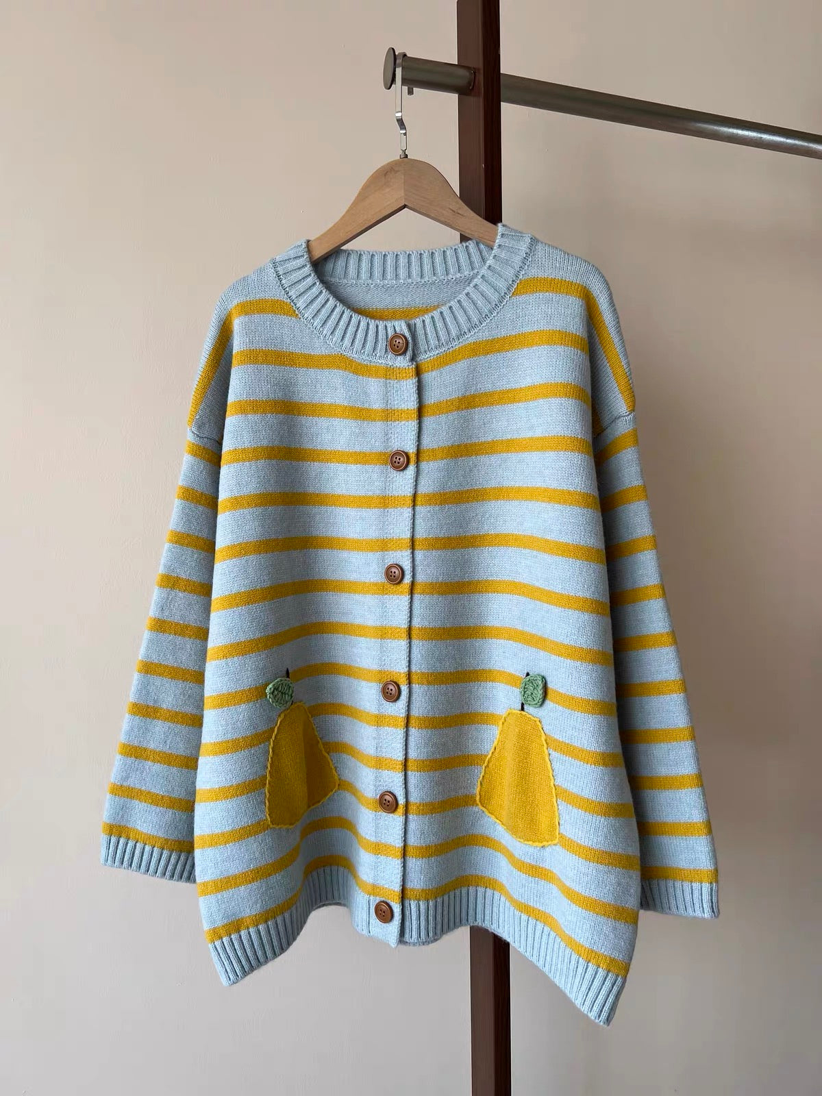 Striped Knit Cardigan
