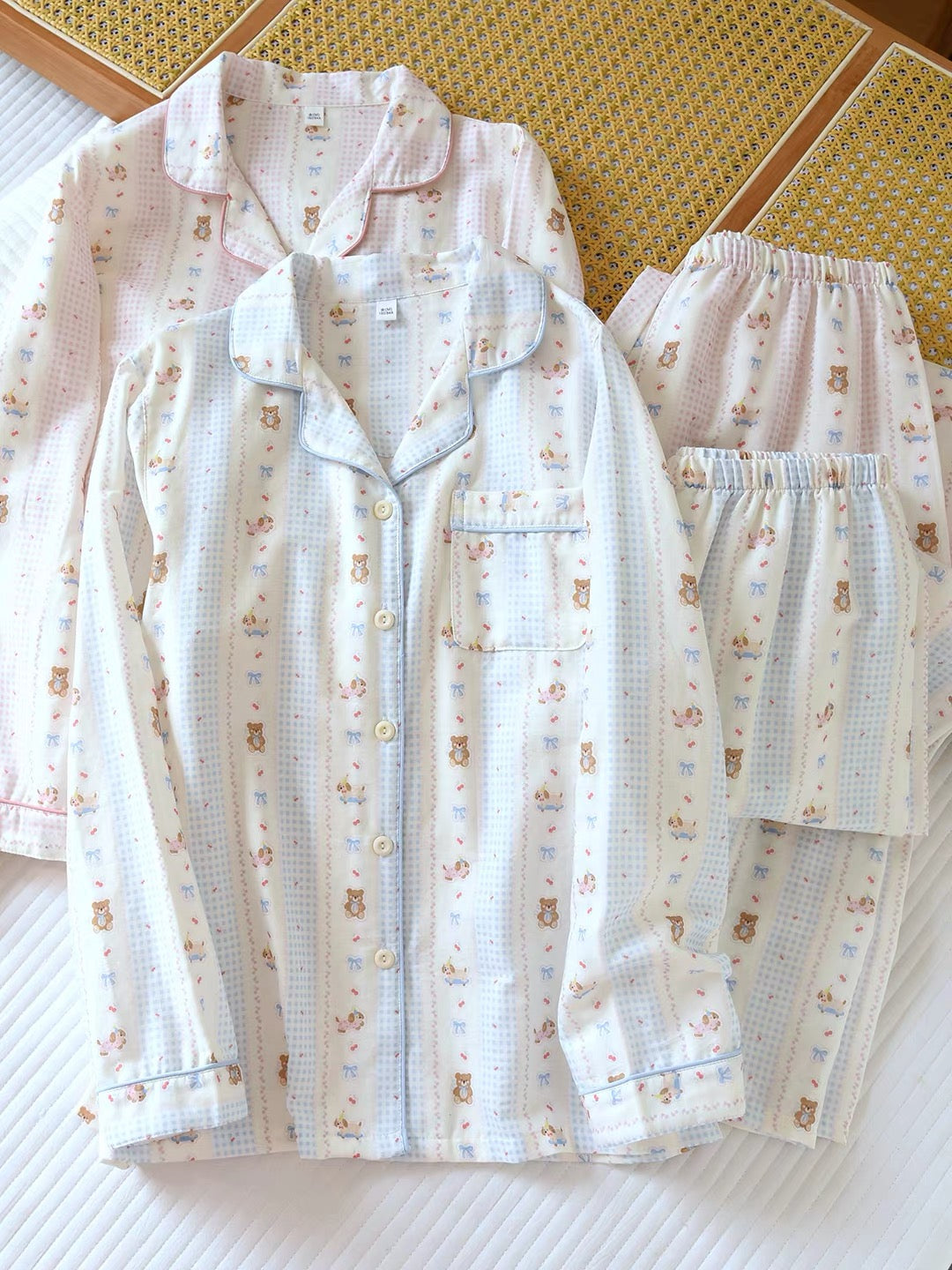 Cute Teddy Pajama Set