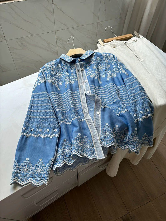 Soft Denim Blouse