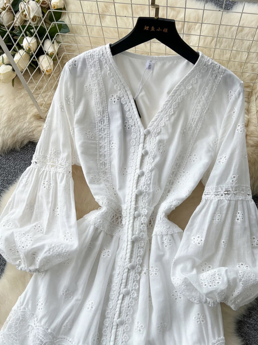 White Cotton Dress 🤍