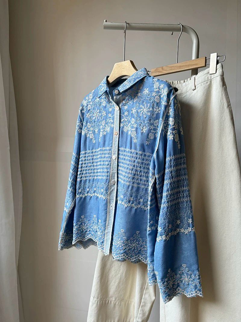 Soft Denim Blouse