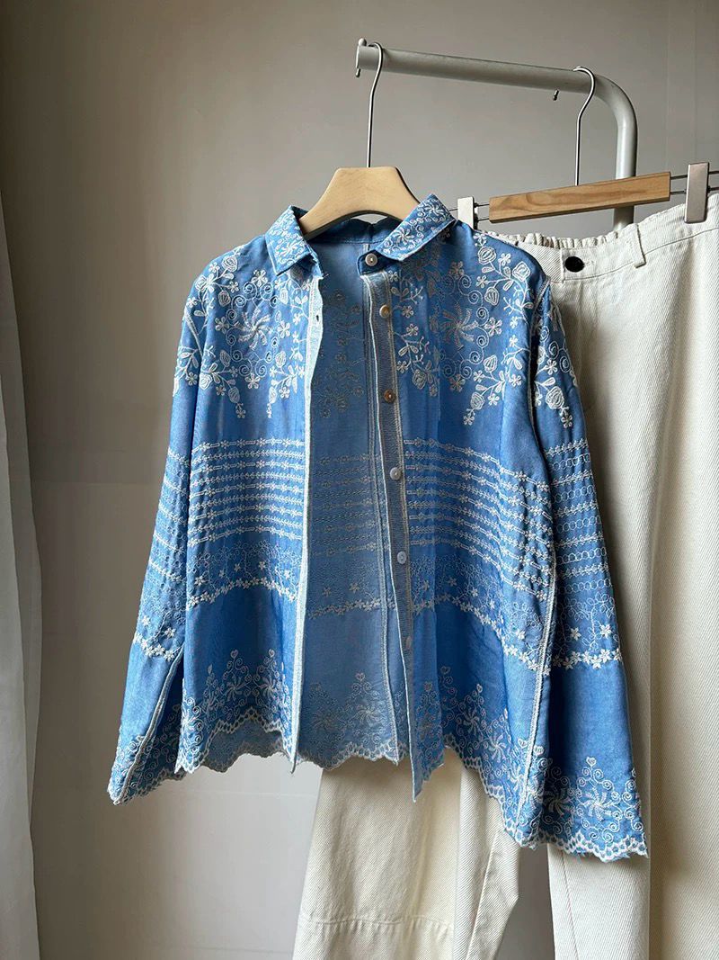 Soft Denim Blouse