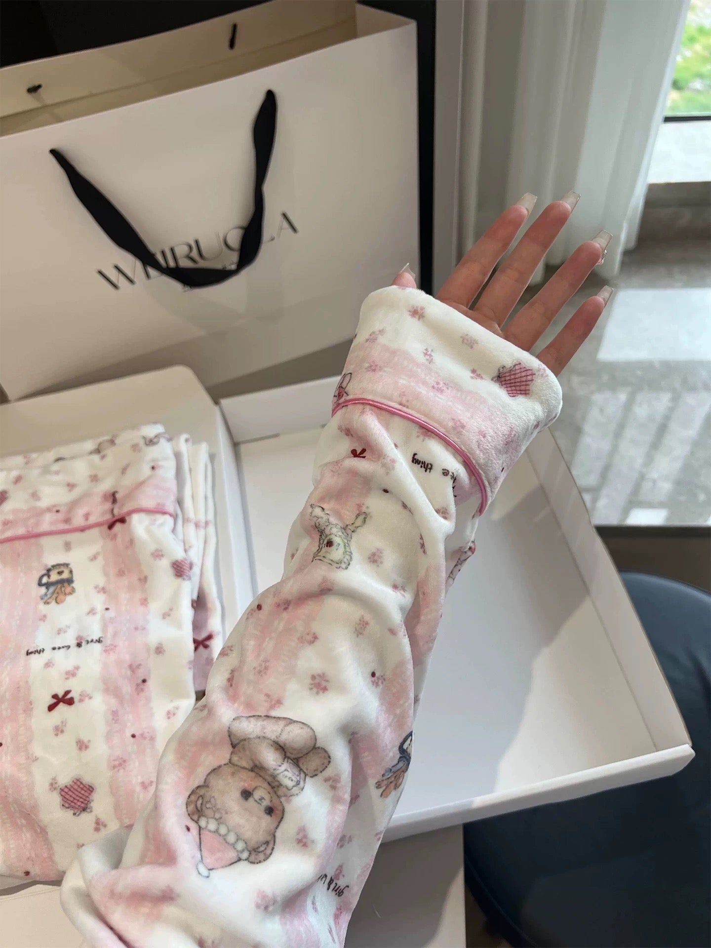 “Soft Teddy Dreams Pajama Set”🧸💕