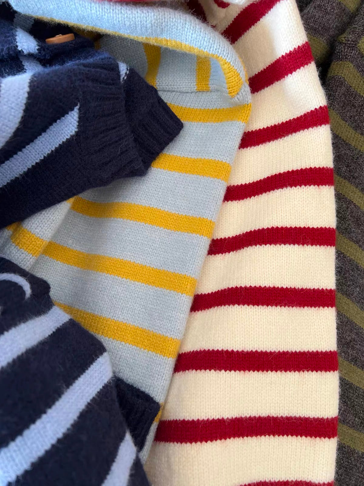 Striped Knit Cardigan