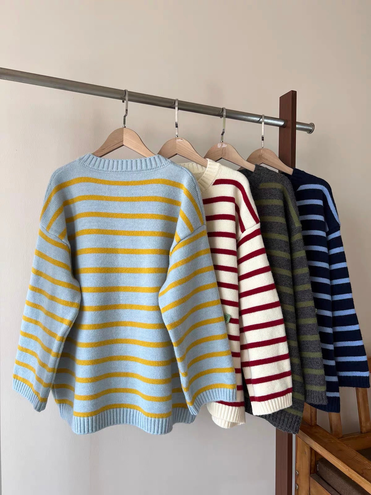 Striped Knit Cardigan