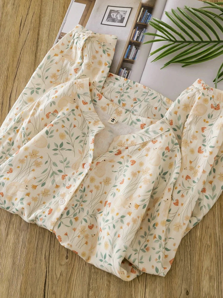 Floral Bunny Blouse