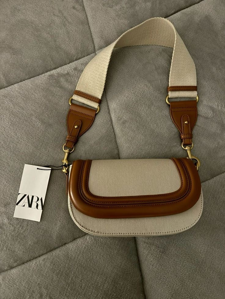 ZARA Crossbody Bag with Wide Strap