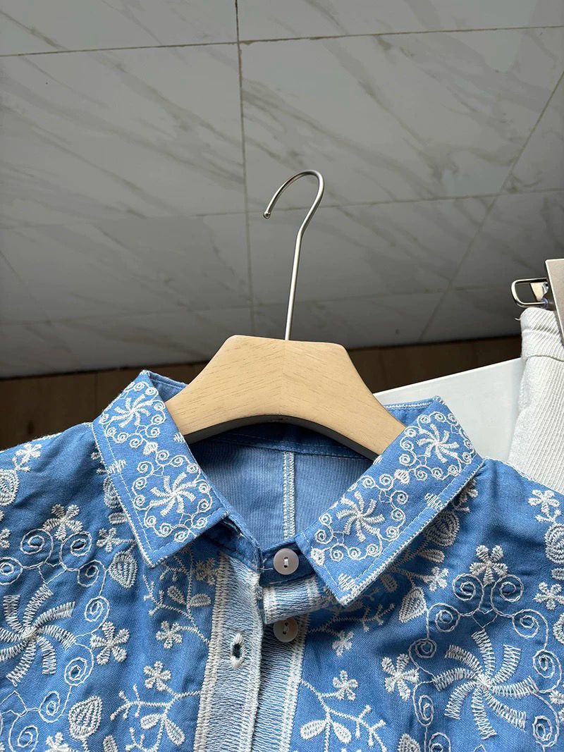 Soft Denim Blouse