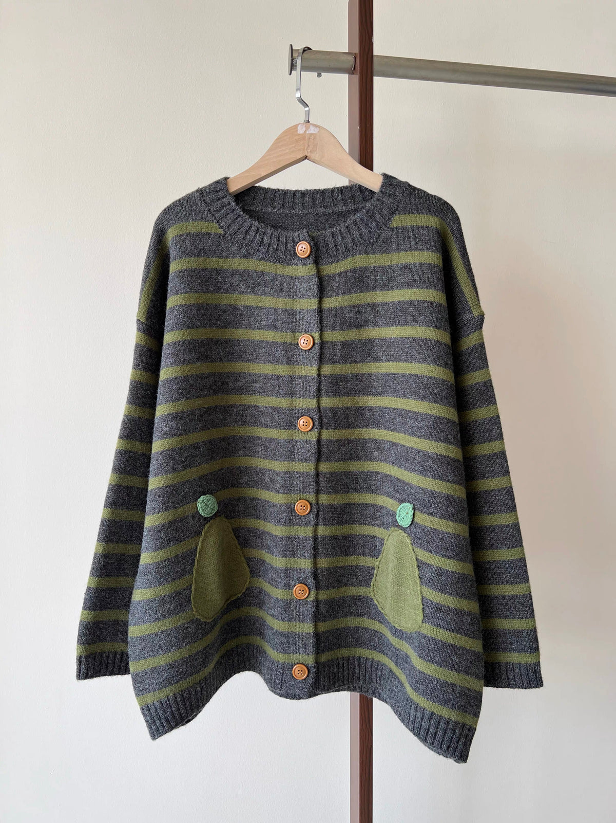 Striped Knit Cardigan