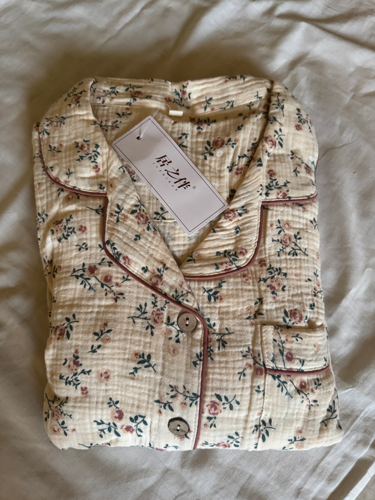 Soft Cotton Floral Pajama Set 🌼