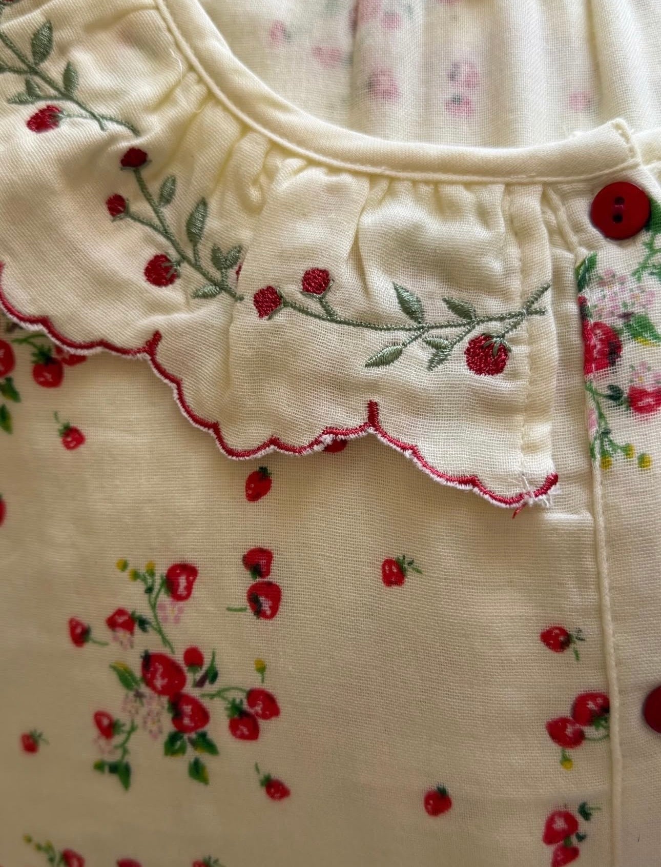 Floral Button Pajama