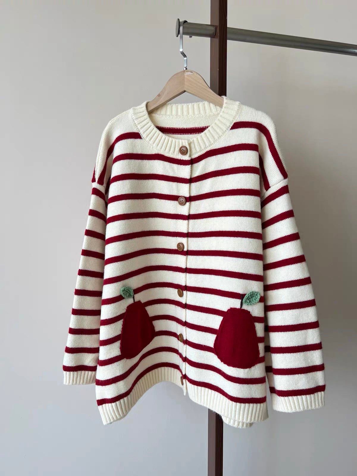Striped Knit Cardigan