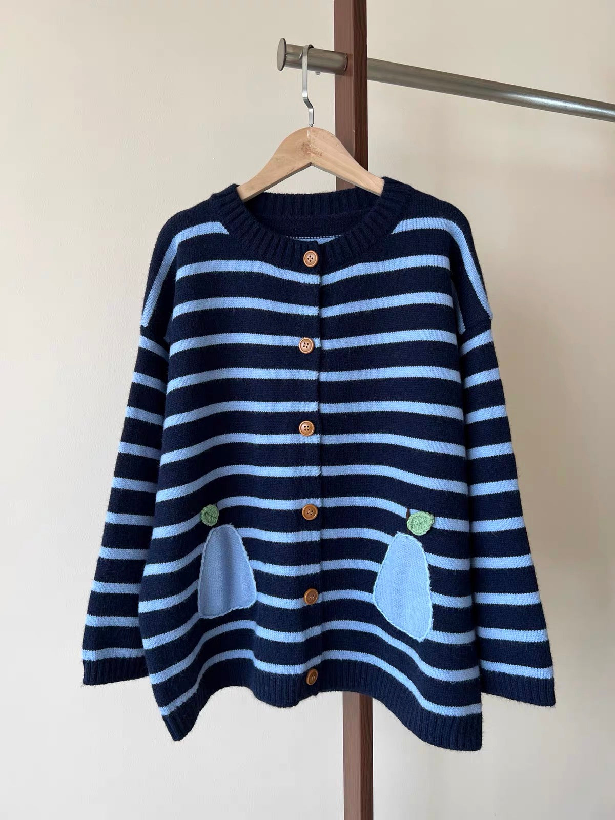 Striped Knit Cardigan