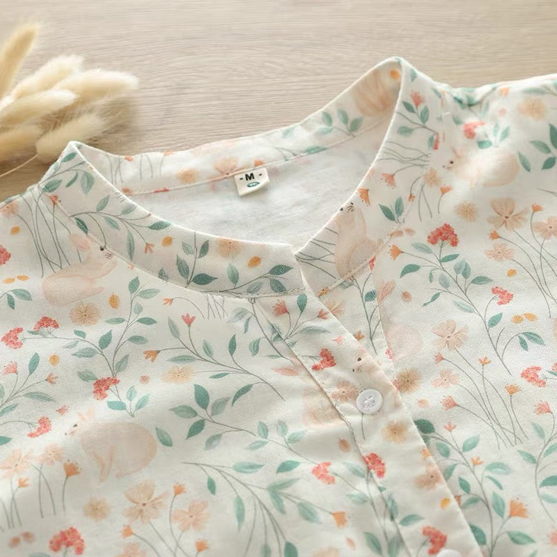 Floral Bunny Blouse