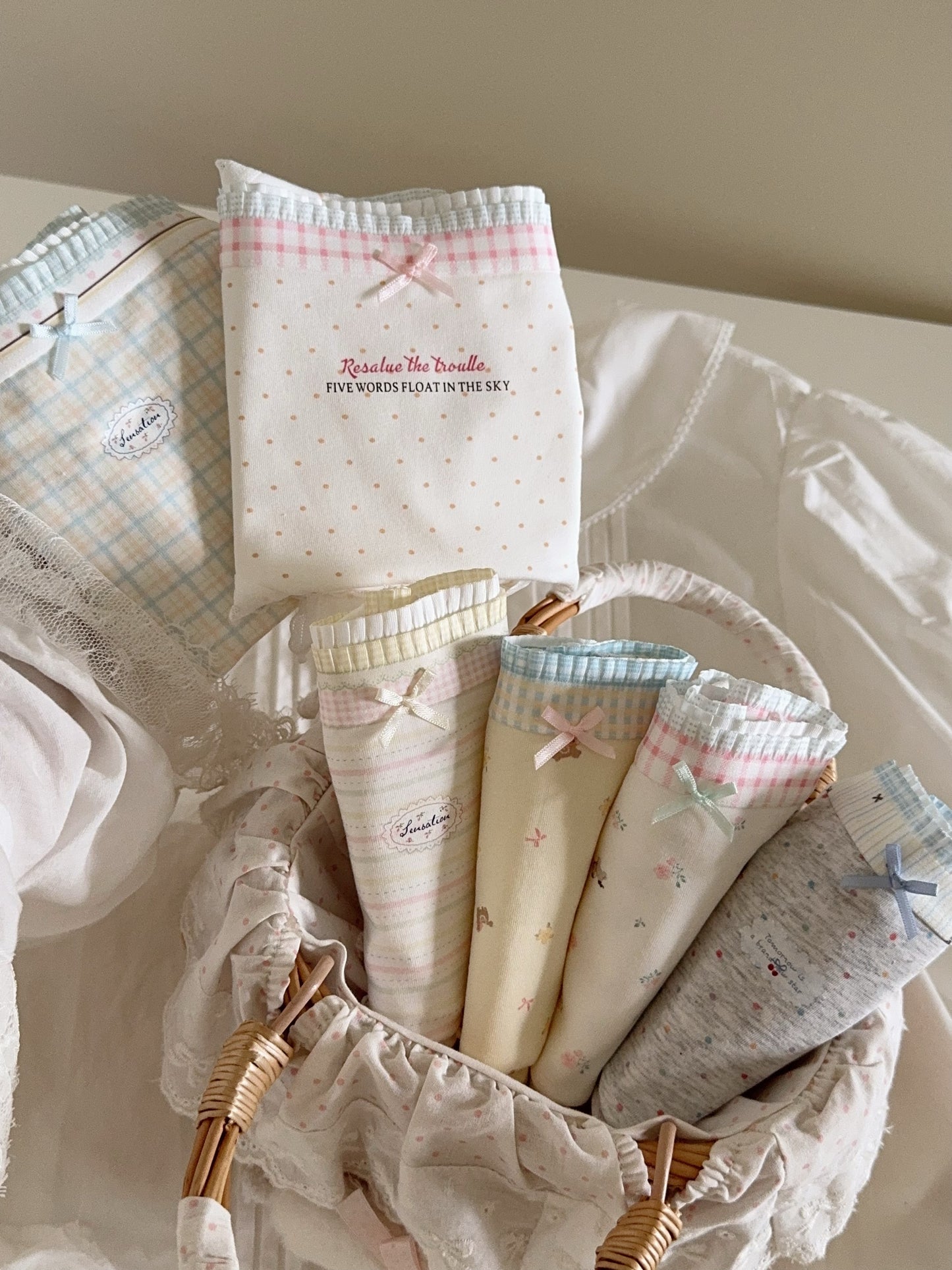 Pastel cotton panties