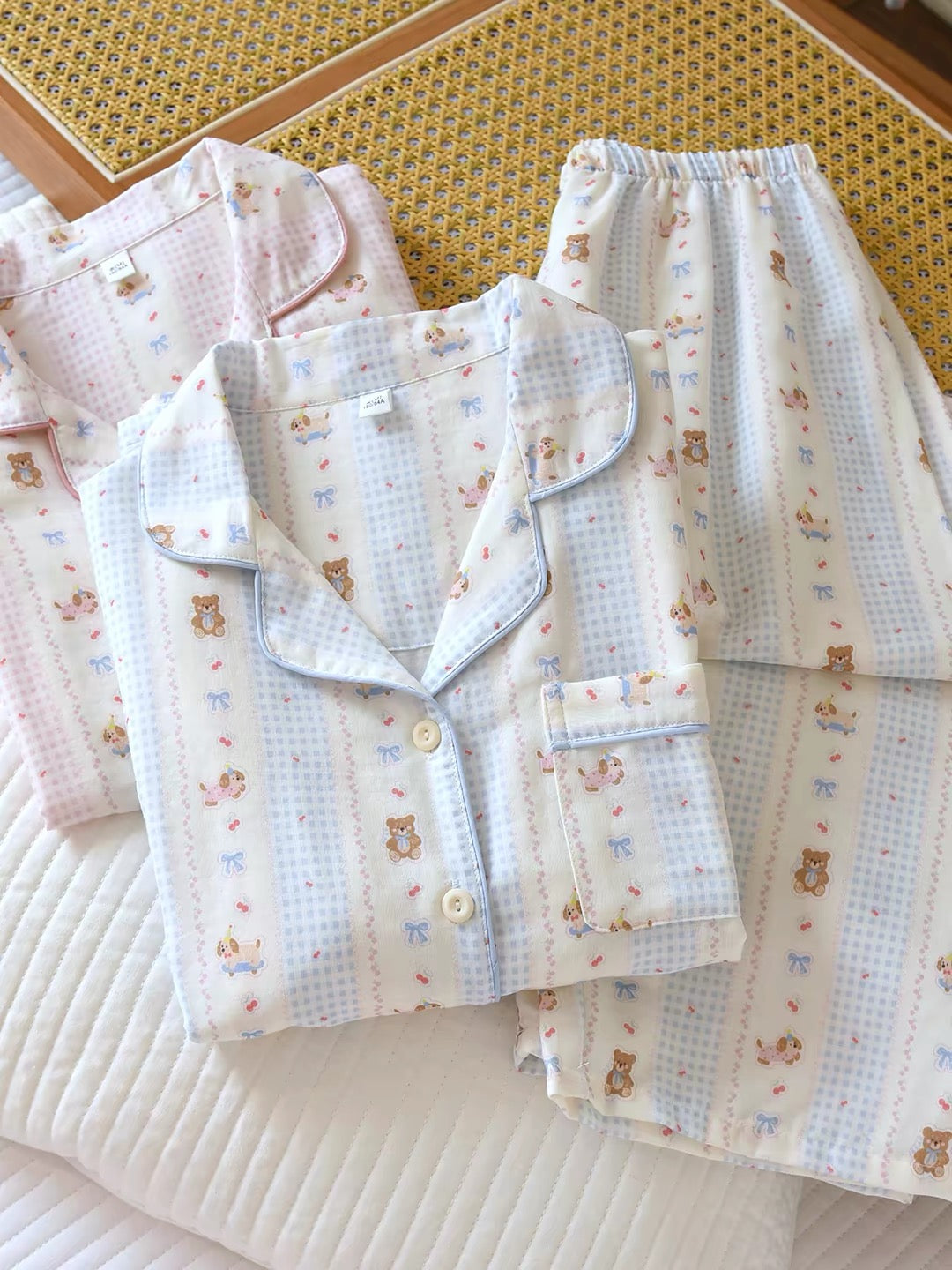 Cute Teddy Pajama Set